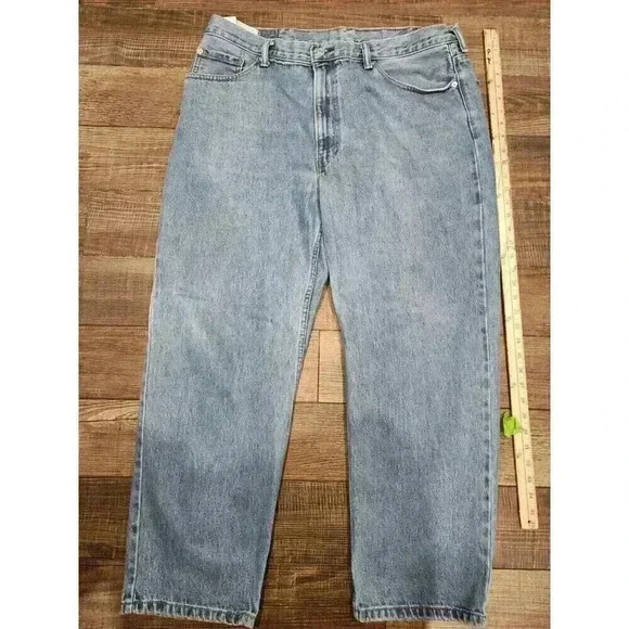 LEVI'S 550 RELAXED FIT DENIM BLUE JEANS MENS SIZE 40X30 - Picture 1 of 7